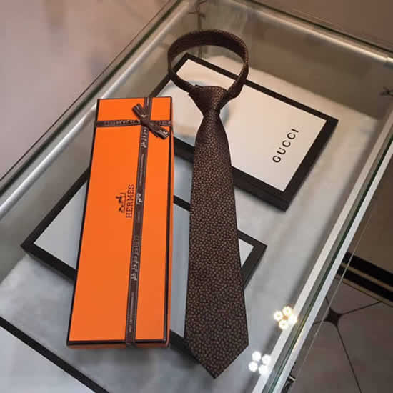 Classic Men Business Luxury Tie Replica Top Quality Hermes Ties 13
